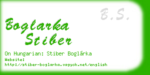 boglarka stiber business card